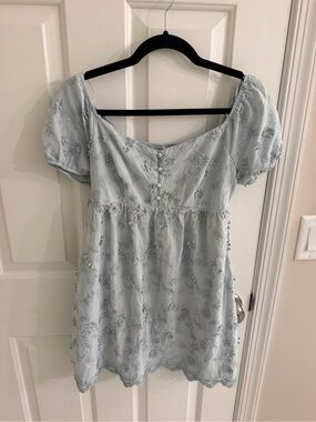 Light Blue Floral Dress sz. S